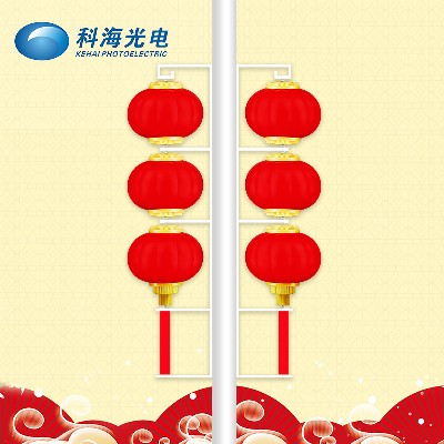 批發(fā)LED燈籠串 春節(jié)燈籠掛件景觀燈led戶(hù)外街道路燈桿大紅燈籠串