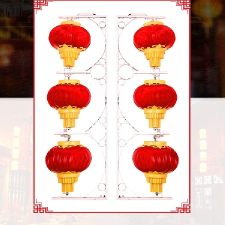 【定制】燈籠串 LED亞克力燈籠串 戶(hù)外防水LED發(fā)光大燈籠廠家 